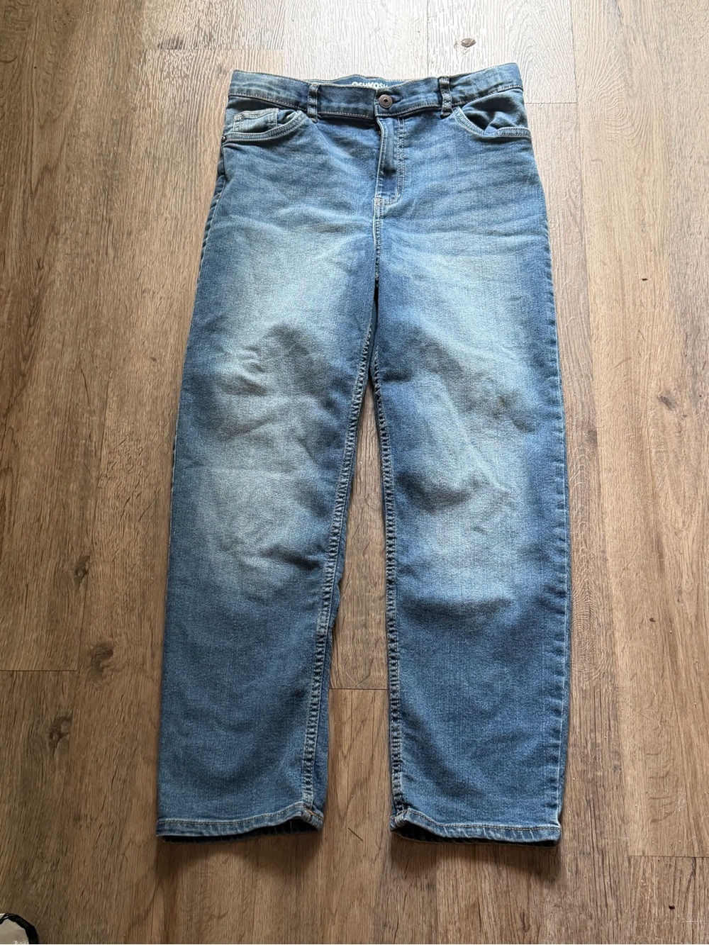 OshKosh B’gosh Boys Straight Leg Jeans Size 14R – Medium Blue Wash